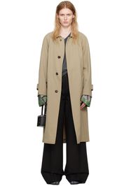 Maison Margiela Beige Belted Trench Coat