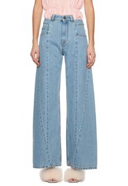 Maison Margiela Blue Paneled Jeans