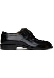 Maison Margiela Black Tabi Lace-Up Oxfords