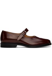 Maison Margiela Brown Tabi Mary-Jane Loafers