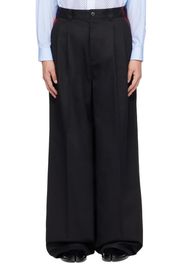 Maison Margiela Black Paneled Trousers