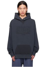 Maison Margiela Black Embroidered Hoodie