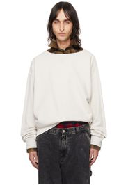 Maison Margiela Beige Invitation Sweatshirt