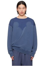 Maison Margiela Blue Paneled Sweatshirt