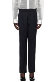 Maison Margiela Navy Virgin Wool Trousers