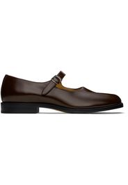 Maison Margiela Brown Tabi Mary-Janes Ballerina Flats