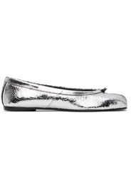 Maison Margiela Silver Tabi Broken Mirror Ballerina Flats