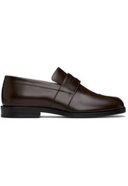 Maison Margiela Brown Abrasivato Tabi Loafers