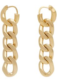 Maison Margiela Gold Gourmette Collection Earrings