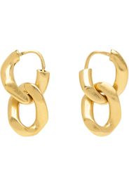 Maison Margiela Gold Curb Chain Earrings