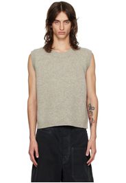 Maison Margiela Beige Crewneck Vest