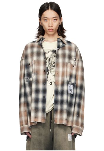 Maison MIHARA YASUHIRO Black Check Shirt