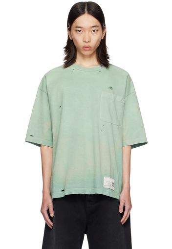 Maison MIHARA YASUHIRO Green Sun Faded T-Shirt