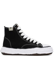 Maison MIHARA YASUHIRO Black Peterson23 OG Sole Canvas High-Top Sneakers