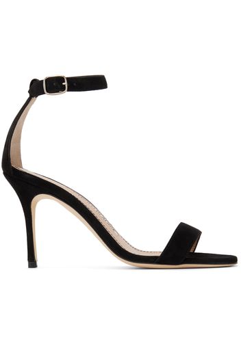 Manolo Blahnik Black Chaos Sandals