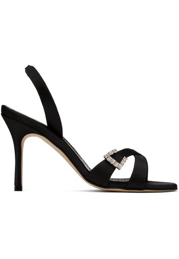 Manolo Blahnik Black Ramisli Heeled Sandals