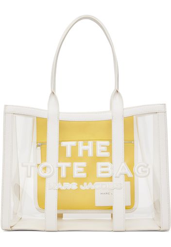 Marc Jacobs White 'The Clear Large' Tote