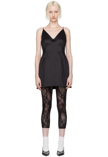 Marc Jacobs Black 'The Satin Bow' Minidress