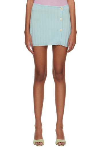 Marco Rambaldi SSENSE Exclusive Blue Miniskirt