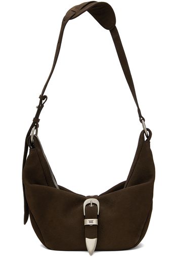 Marge Sherwood Brown Belted Medium Bag