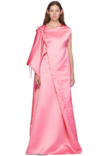 MARIE ADAM-LEENAERDT Pink Kaftan Maxi Dress