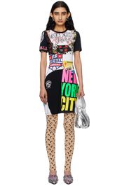 Marine Serre White Regenerated Graphic Minidress