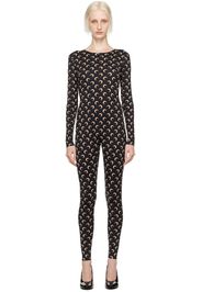 Marine Serre Black All Over Moon Jumpsuit