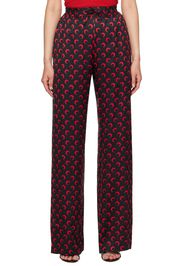 Marine Serre Black All Over Moon Trousers