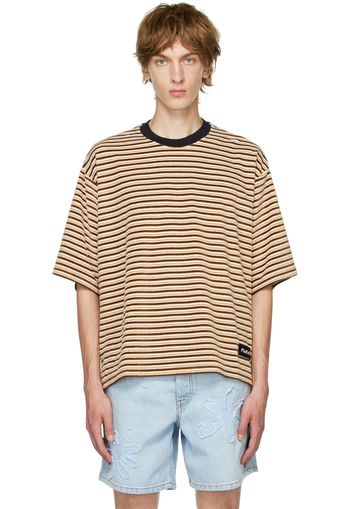 Marni Brown & Purple Cotton T-Shirt