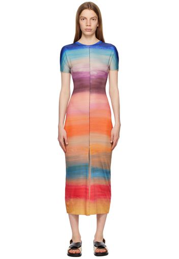 Marni Multicolor Dark Side Of The Moon Maxi Dress