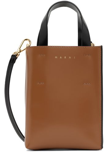 Marni Tan & Black Nano Museo Bag