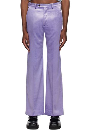 Marni Purple Flared Trousers