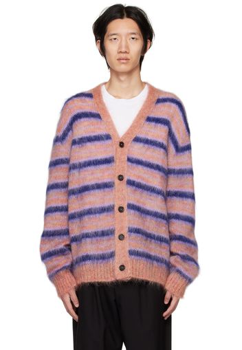 Marni Pink & Purple Striped Cardigan