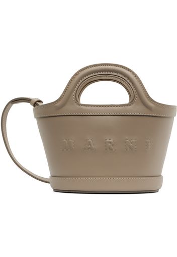 Marni Taupe Micro Tropicalia Tote