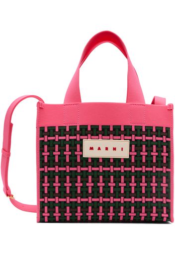 Marni Pink Small Shopping Tote