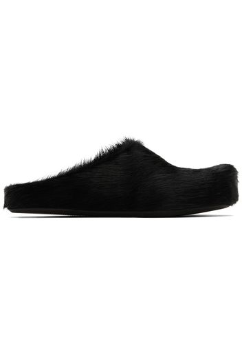 Marni Black Fussbett Sabot Loafers