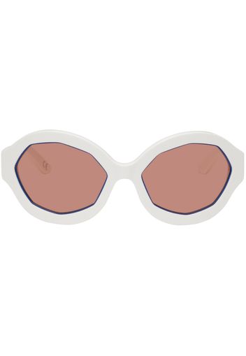 Marni White RETROSUPERFUTURE Edition Cumulus Sunglasses