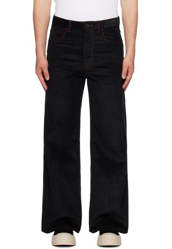 Marni Black Contrast Trousers