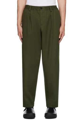 Marni Green Cropped Trousers