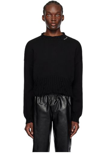 Marni Black Cropped Sweater