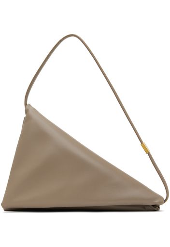 Marni Taupe Prisma Triangle Bag