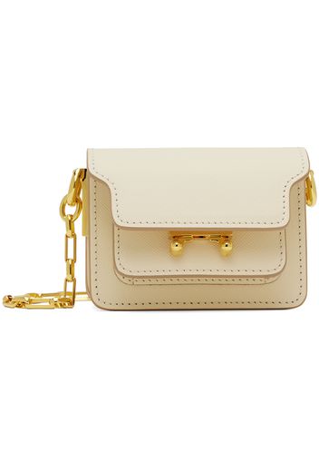 Marni Beige Trunk Nano Chain Bag