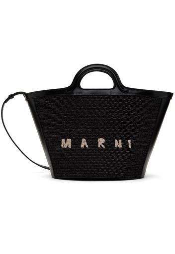 Marni Black Tropicalia Small Tote