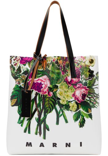 Marni White Tribeca Shopper Tote