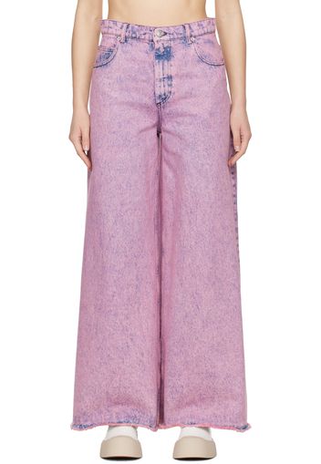 Marni Pink Flared Jeans