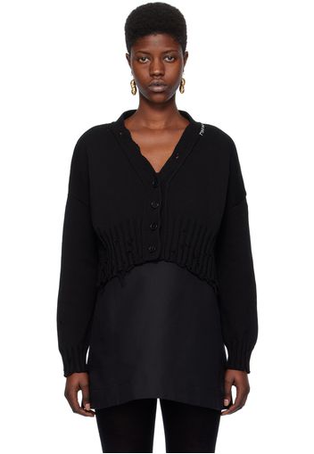 Marni Black Disheveled Cardigan