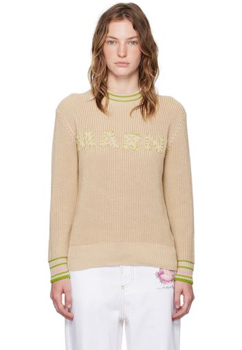 Marni Beige 'Marni' Patches Sweater