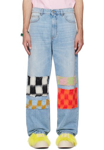 Marni SSENSE Exclusive Blue Jeans