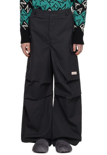 Marni Gray Loose-Fit Cargo Pants