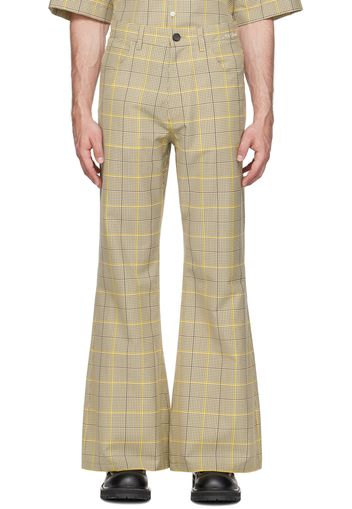 Marni Khaki Check Trousers